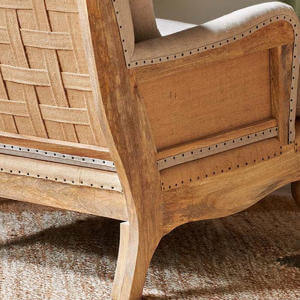 Nkuku ABE Deconstructed Linen Armchair